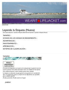 Leyendo la Etiqueta (Nueva) | LifejacketInfo.org