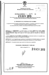 decreto 2270 del 26 de noviembre de 2015