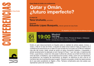 Qatar y Omán, ¿futuro imperfecto?