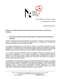Gobierno de Chiapas obstruye la documentación de violaciones a