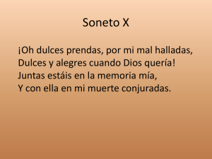 Soneto X