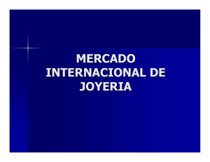 MERCADO INTERNACIONAL DE JOYERIA