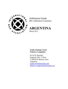 Name of Country: Argentina - International Bar Association