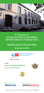 3er Simposio en (CDT) - Hospital Universitario Rey Juan Carlos