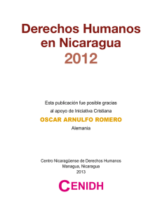 Derechos Humanos en Nicaragua