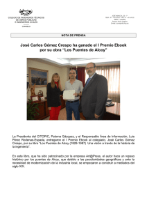 José Carlos Gómez Crespo ha ganado el I Premio Ebook por su