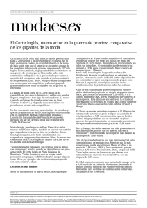 El Corte Inglés, nuevo actor en la guerra de precios: comparativa de