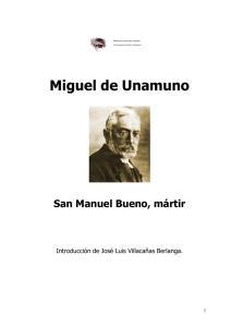 San Manuel Bueno, mártir - Biblioteca SAAVEDRA FAJARDO de
