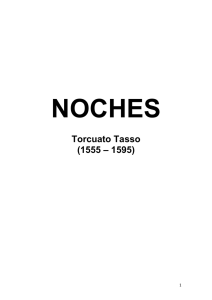 Tasso, Torcuato, NOCHES