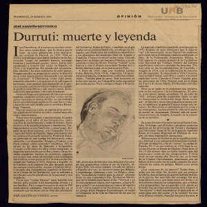 Durruti: muerte y leyenda