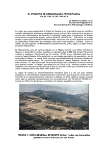 El proceso de urbanización prehispánica en el valle de Oaxaca