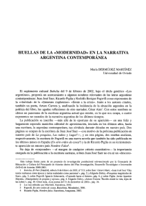 pdf Huellas de la "modernidad" en la narrativa argentina