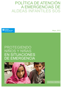 Política de Emergencia - Aldeas Infantiles SOS Ecuador