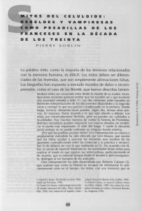 La palabra mito, corno la mayoria de 10s terminos relacionados con