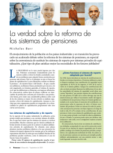 La verdad sobre la reforma de los sistemas de pensiones