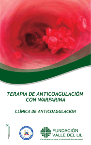 Terapia de Anticoagulación con Warfarina