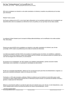 No hay "todopoderosos" en la polÃ-tica 2.0