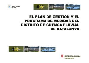 El Plan de Gestión del Agua en Cataluña