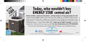 Today, who wouldn`t buy ENERGY STAR® central air?