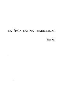 la épica latina tradicional