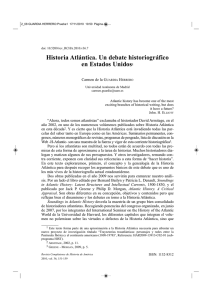 Historia Atlántica. Un debate historiográfico en Estados Unidos1