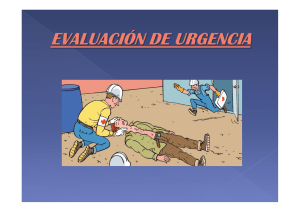 evaluación de urgencia