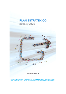 dafo e cadro de necesidades - Plan estratéxico de Galicia 2015-2020