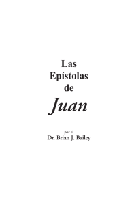 Las epístolas de Juan - iglesiaemanuelsion.org