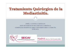 Tratamiento Quirúrgico de la Mediastinitis – Dr.Cuenca