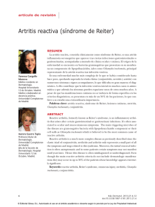 Artritis reactiva (síndrome de Reiter)