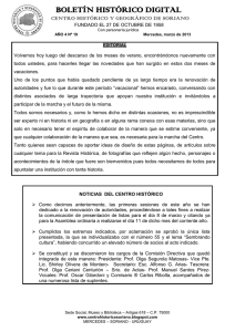Boletín nº 19 Centro Histórico y Geográfico de Soriano