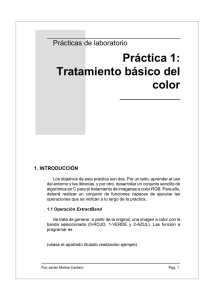 Práctica 1: Tratamiento básico del color