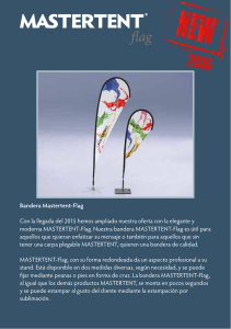 Descripción bandera Mastertent-Flag