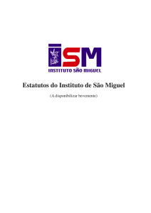 Estatutos do Instituto de São Miguel