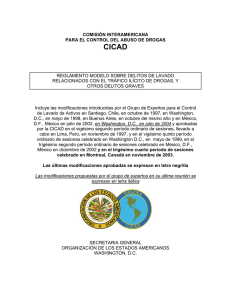 Comisión Interamericana para el control del abuso de drogas
