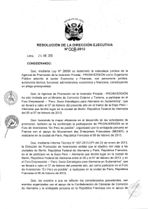 RESOLUCIÓN DE LADIRECCIÓN EJECUT_|VA » , ` N°ÜO8*2°.13