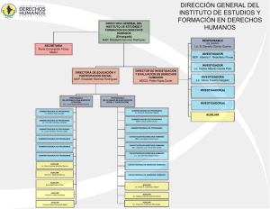 DIRECCIÓN GENER L DEL INSTITUTO DE ESTUDIOS Y FORM