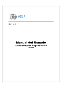 Manual - Banco Integrado Proyectos