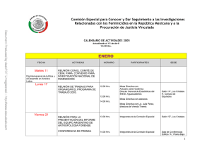 calendario 2005 - Cámara de Diputados