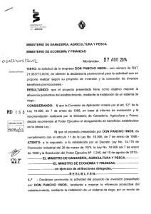27/08/2014 - don pancho hnos. - Ministerio de Economía y Finanzas