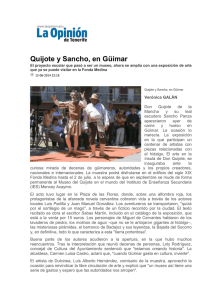 Quijote y Sancho, en Güímar
