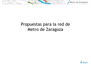 Propuestas para la red de Metro de Zaragoza