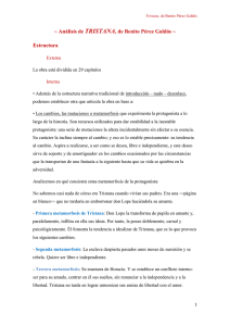 Análisis de TRISTANA, de Benito Pérez Galdós