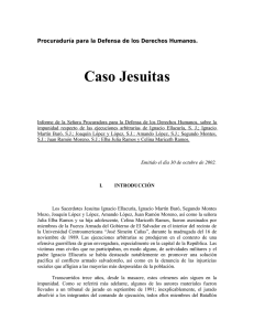 Caso Jesuitas - Procuraduría para la Defensa de los Derechos