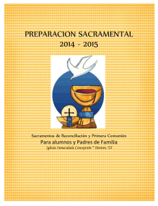 preparacion sacramental - Immaculate Conception Catholic Church