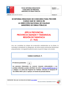 jefe/a provincial provincia iquique y tamarugal región de tarapaca (1