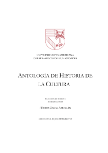 Antología Historia de la Cultura 2016