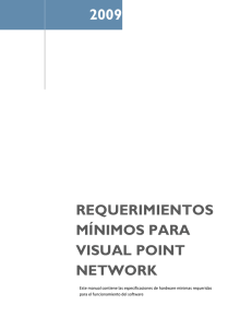 Requerimientos mínimos para visual point network