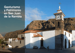 Geoturismo y Patrimonio en San Juan de la Rambla