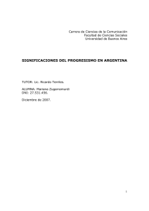 significaciones del progresismo en argentina